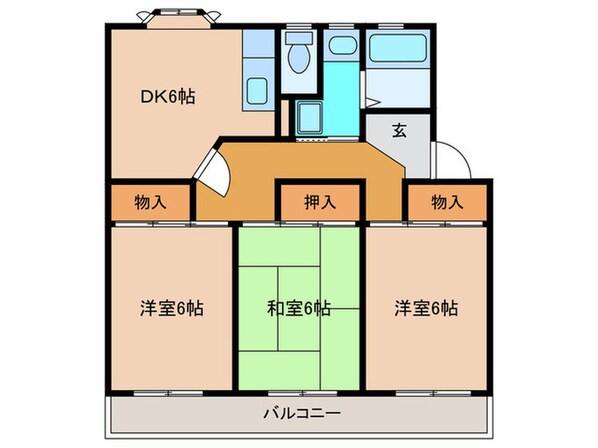 衣浦マンション　Ｃ棟の物件間取画像